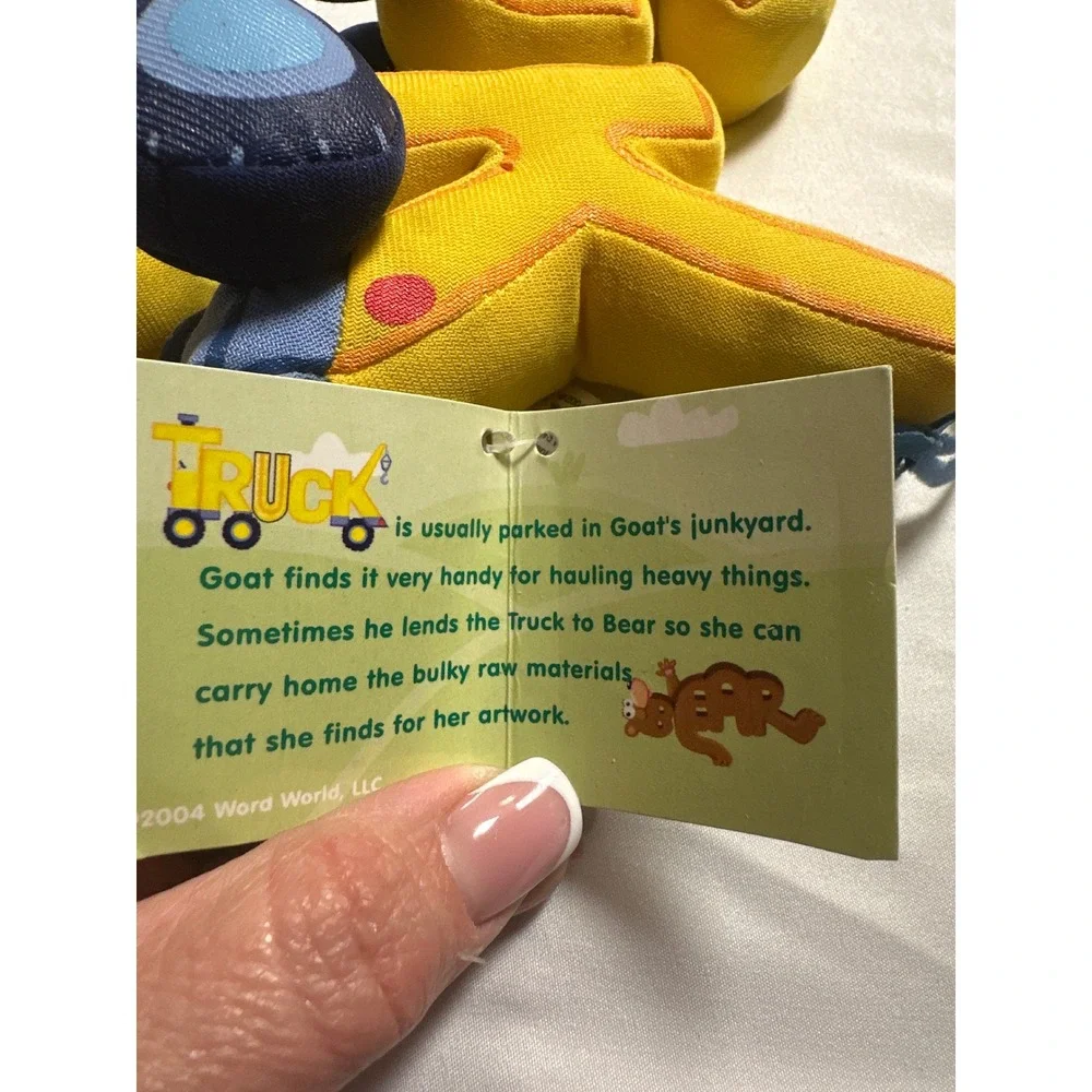 Word World Plush TRUCK WordThings Magnetic Connecting Letters Learning Toy NWT